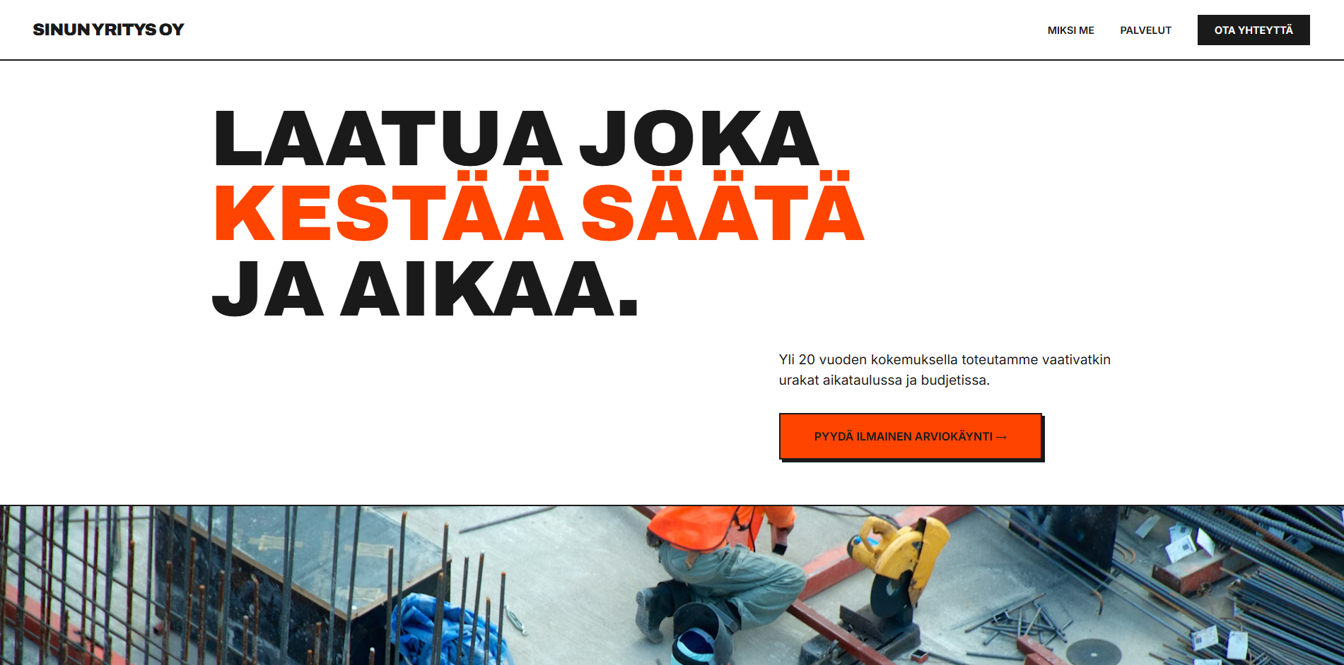 Valmiit mallipohjat